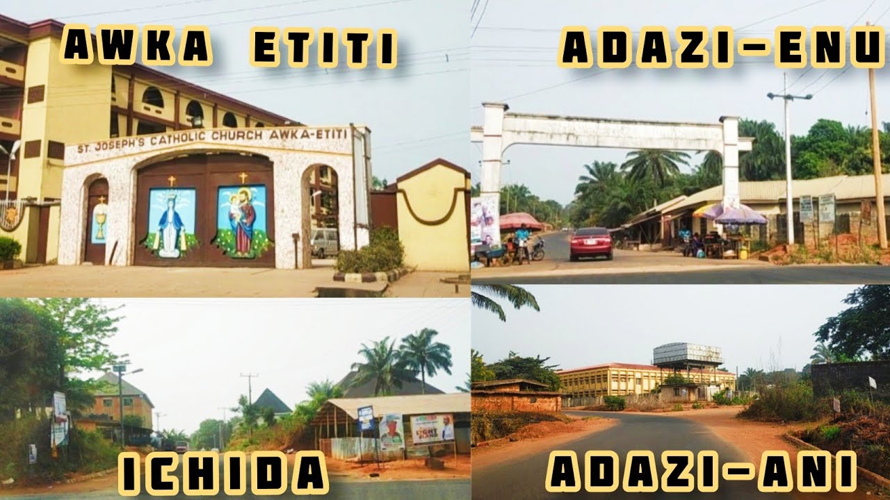 Driving through ICHIDA | ADAZI-ANI |ADAZI-ENU from AWKA-ETITI in IDEMILI SOUTH LGA OF ANAMBRA STATE
