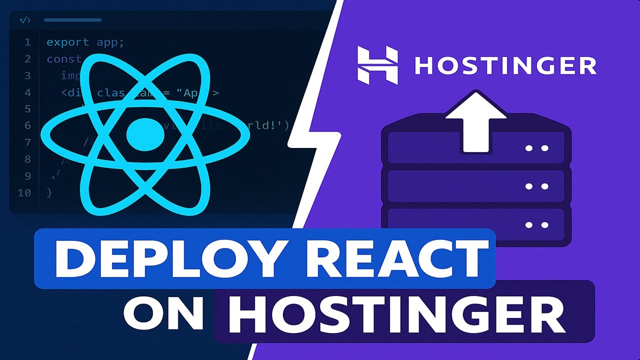 Host React Website on Hostinger | Deploy React App