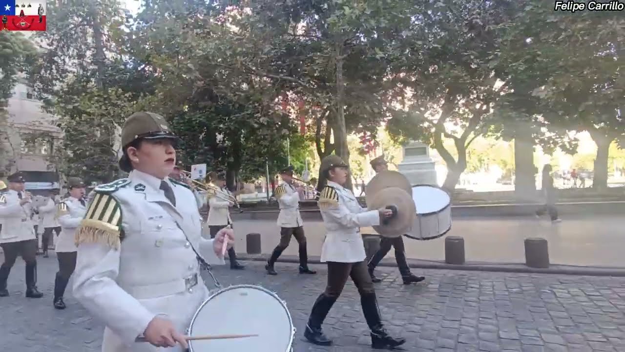 IMPRESIONANTE Relevo de Guardia en el Palacio de la Moneda - Carabineros de Chile (PARTE 1)