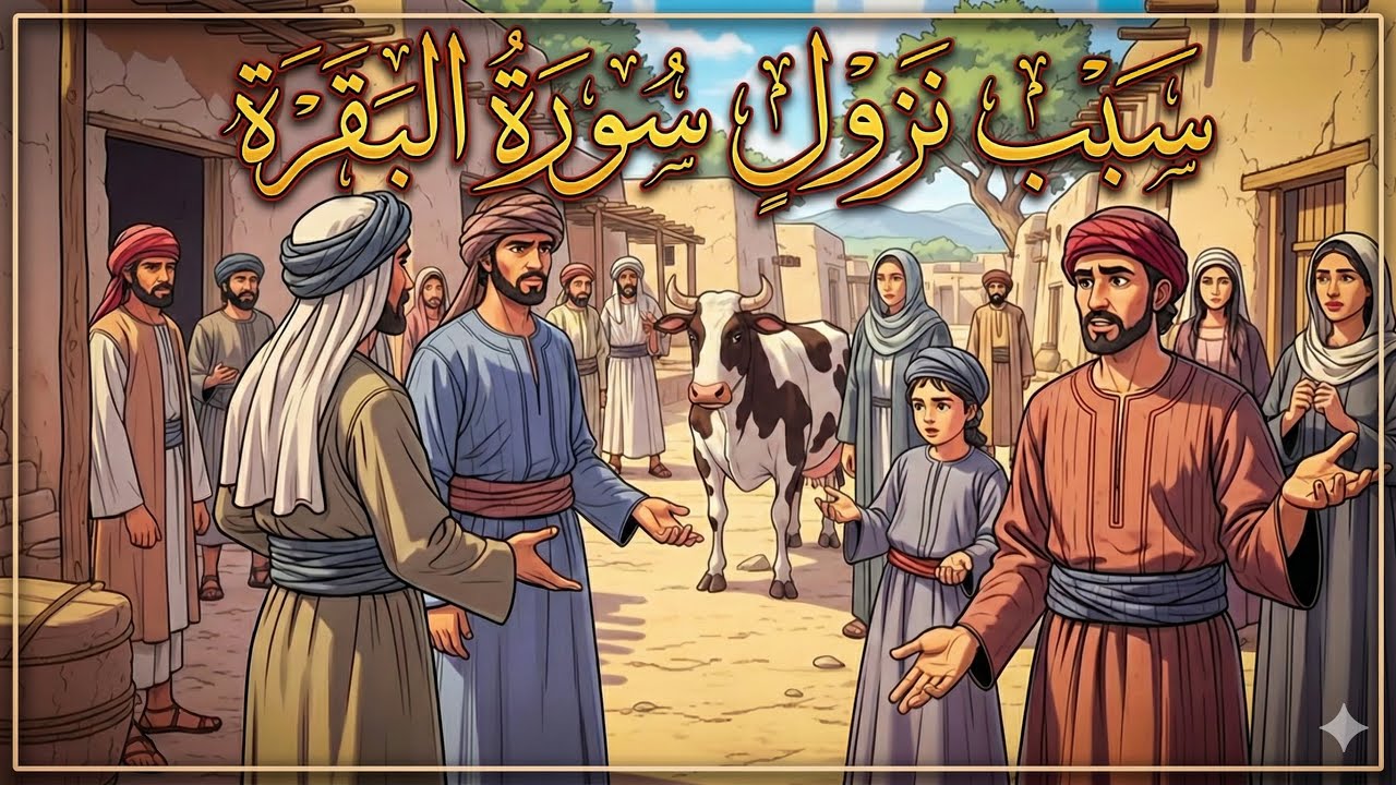 سبب نزول سورة البقرة ؟  لماذا أمر الله بذبح بقرة؟ | القصة التي هزت بني إسرائيل وتخاطبنا الآن