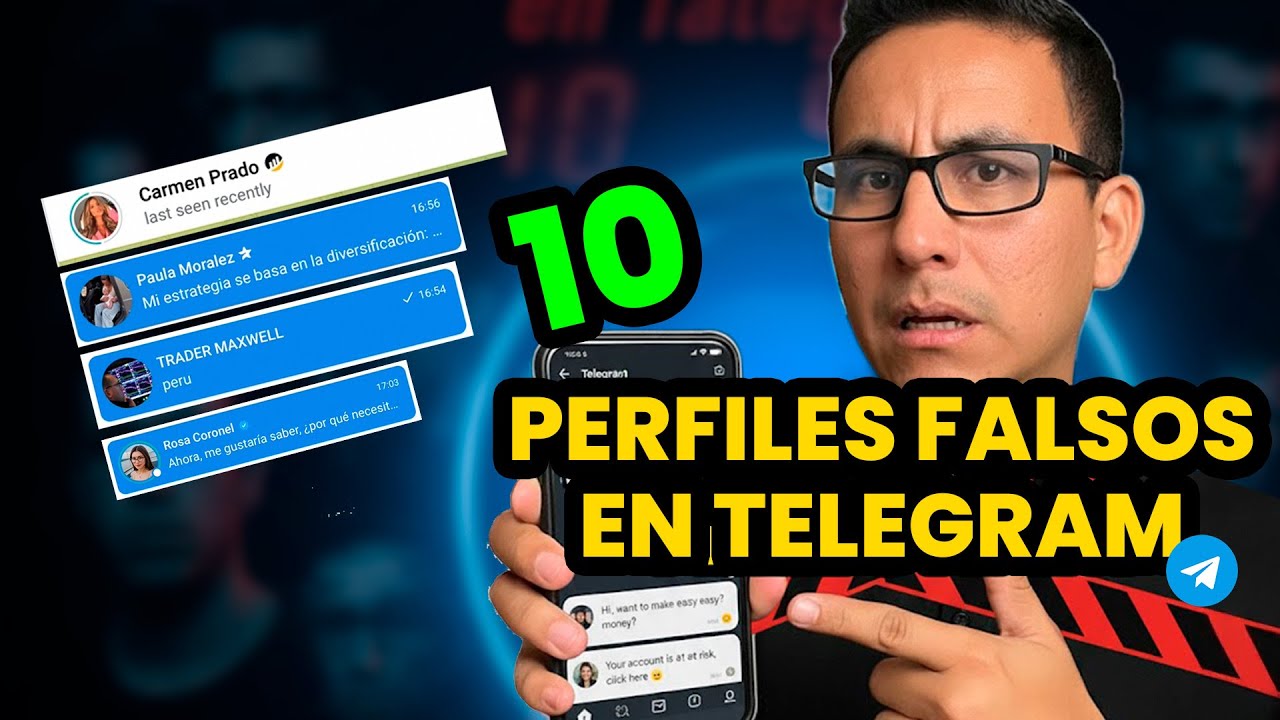 No CAIGAS con estos 10 PERFILES FALSOS en TELEGRAM
