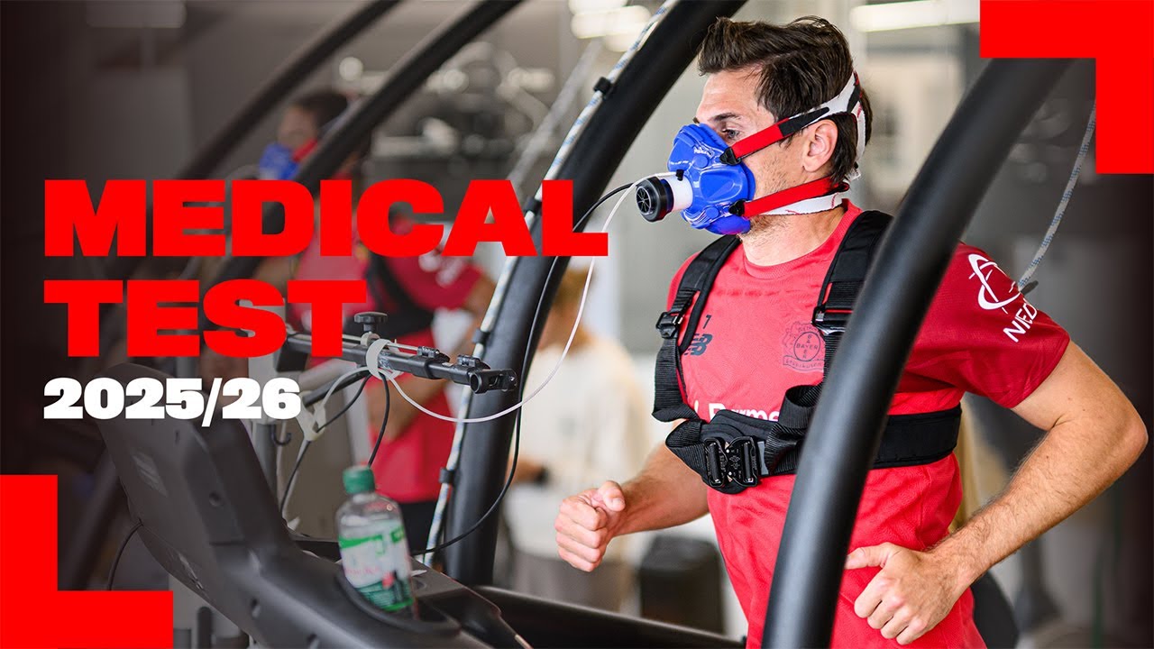 Pre-season preparation: Bayer 04 at the medical test