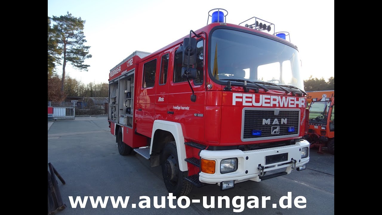 MAN 12 222 TLF 16/25 Baujahr 4x4 Feuerwehrfahrzeug www.auto-ungar.de