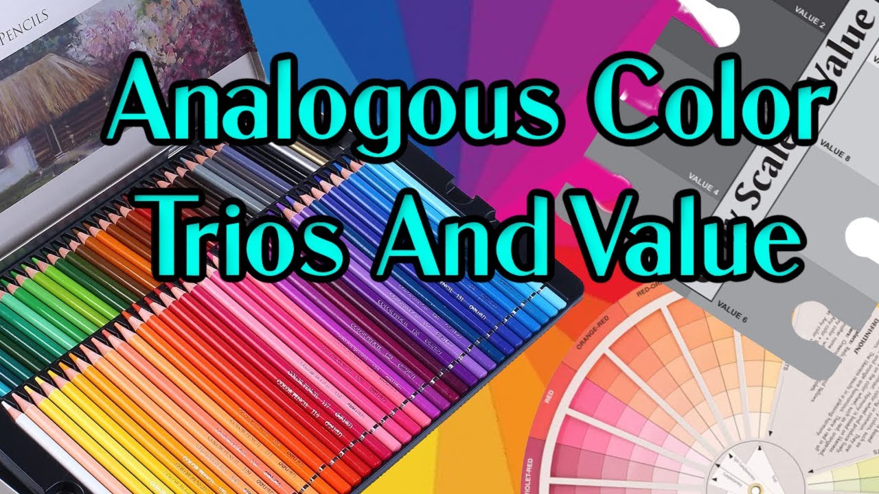A Simple Trick To Finding  Analogous Color Trios And Value in Colored Pencils