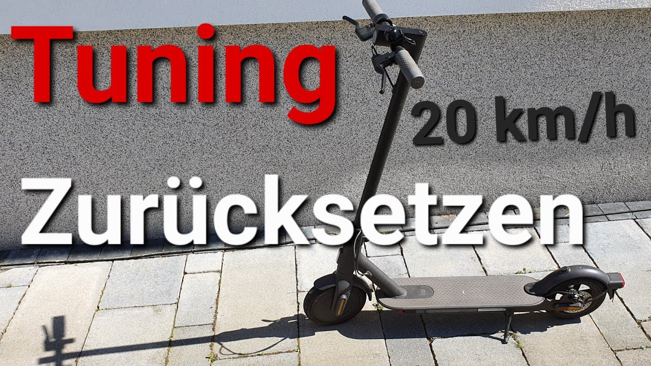 E Scooter Tuning Zurücksetzen | DER AKKU PROFI |