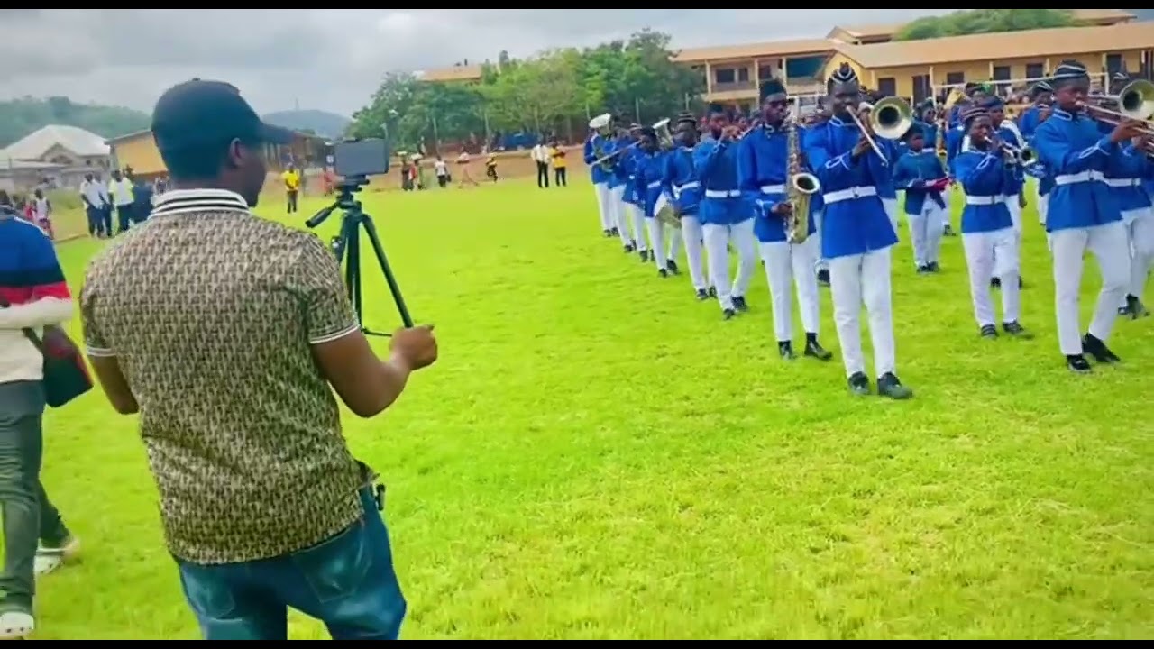 @2ndobuasicompany-amb troops in slow march at Ghana’s 67th Independence Day celebration parade.