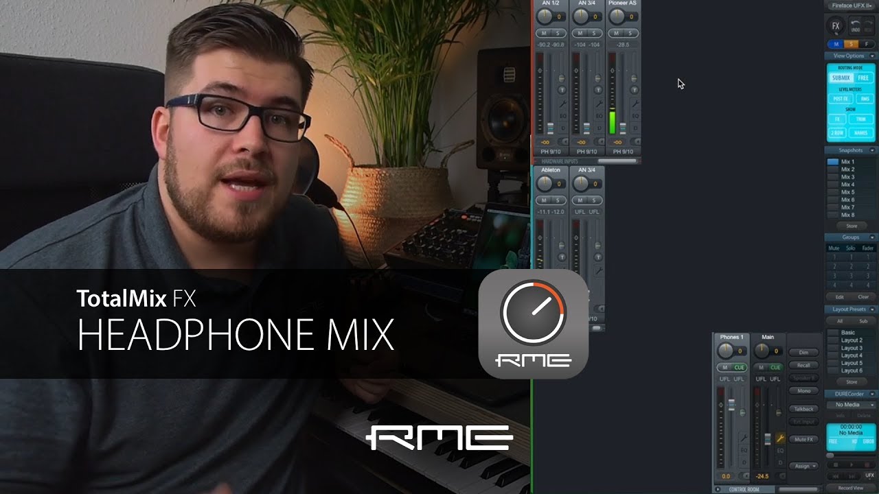 TotalMix FX for Beginners - Headphone Mix