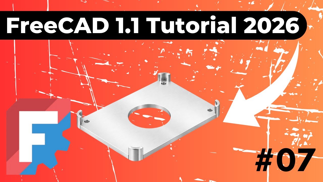 Создание сложных эскизов и многократное зеркальное отображение в FreeCAD — Учебное пособие по Fre...