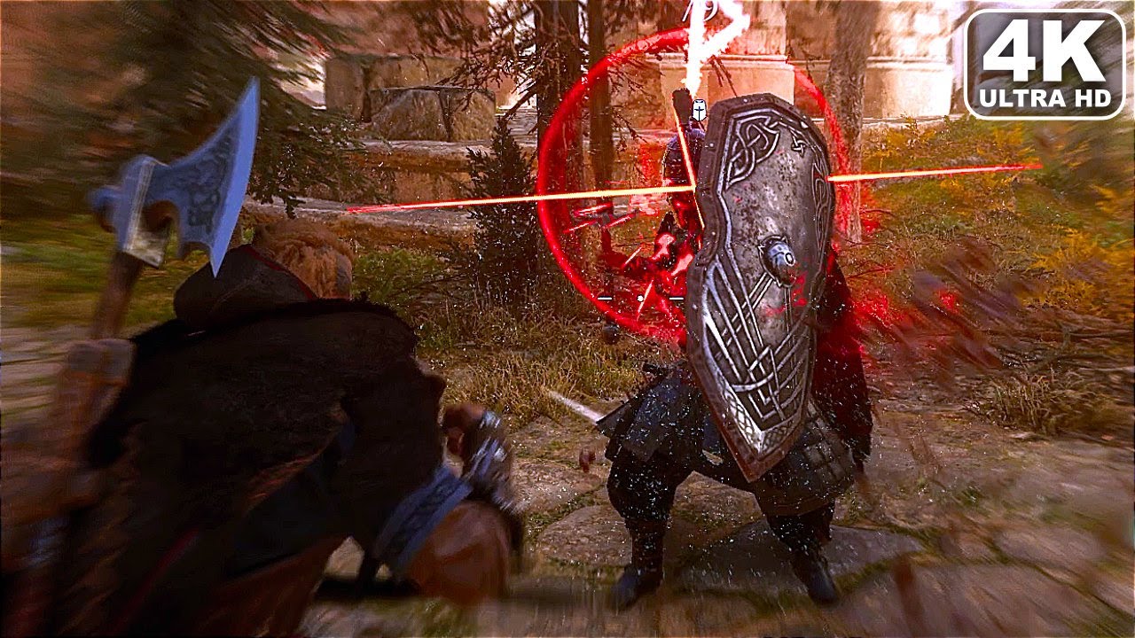 ASSASSIN'S CREED VALHALLA Redwalda Zealot Boss Fight 4K 60FPS