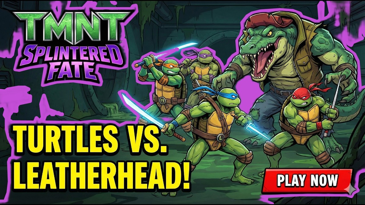 TMNT Shredder Fate: Boss Leather head, Karai, and GIGI
