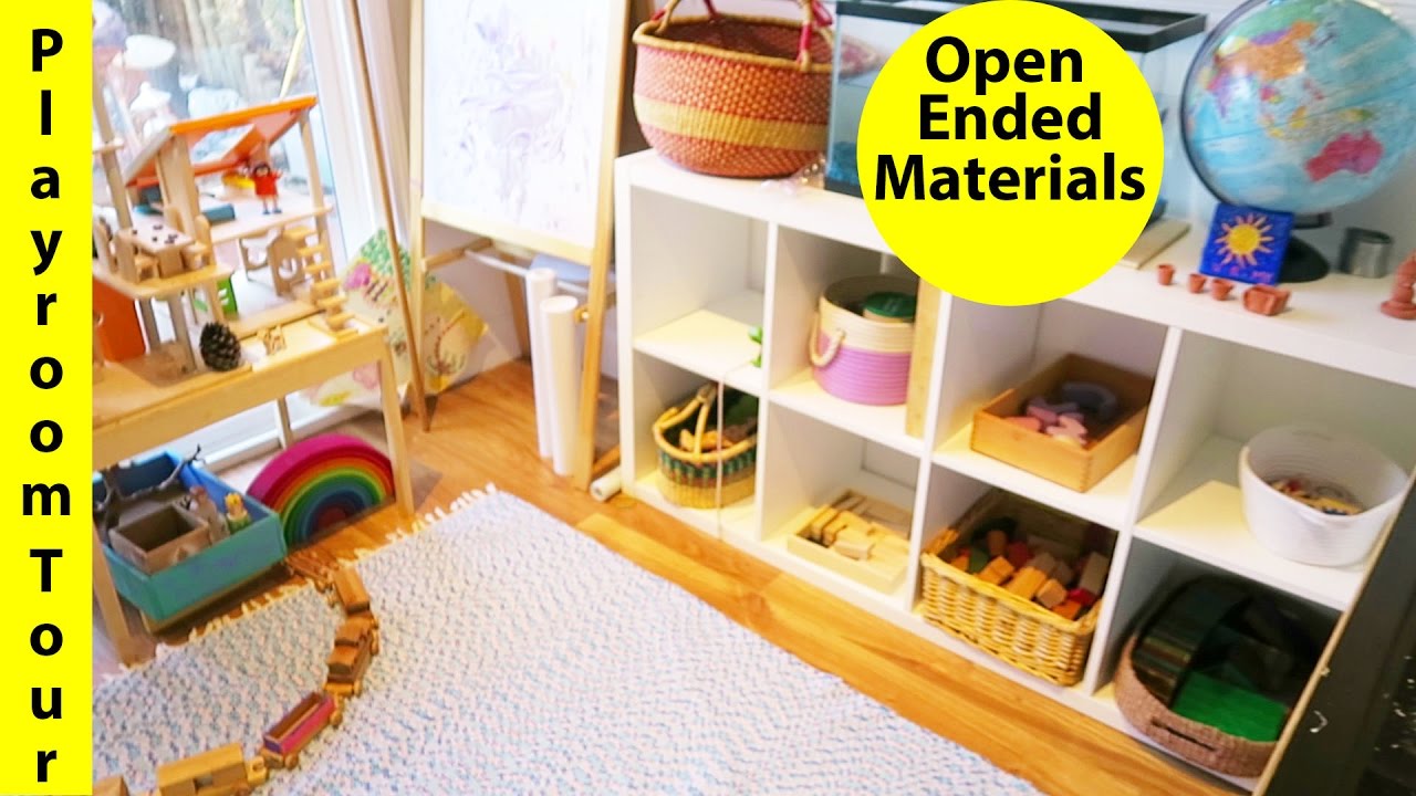 Toddler Playroom Tour (updated) - Open Ended Materials