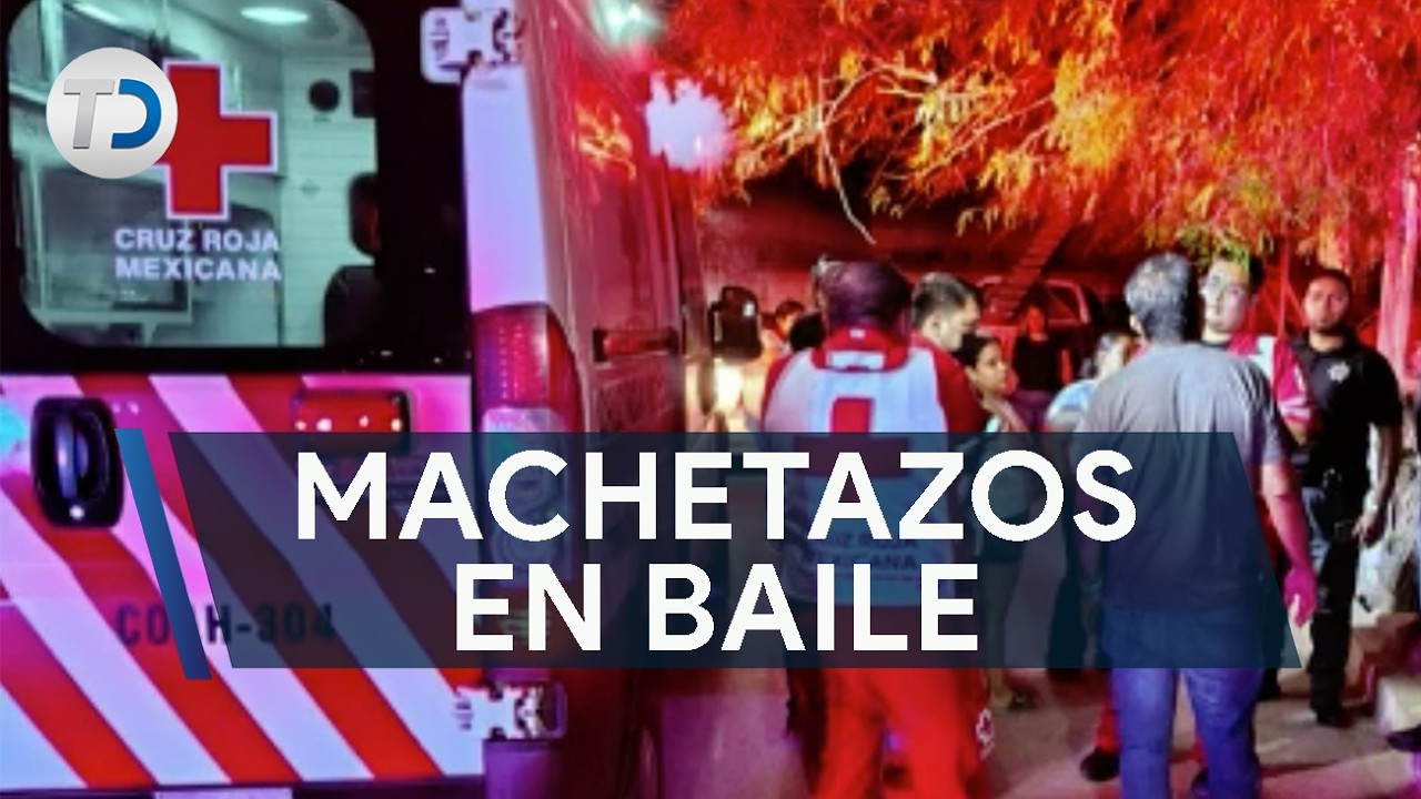 Agreden a machetazos a hombre ebrio; se encontraba en un baile