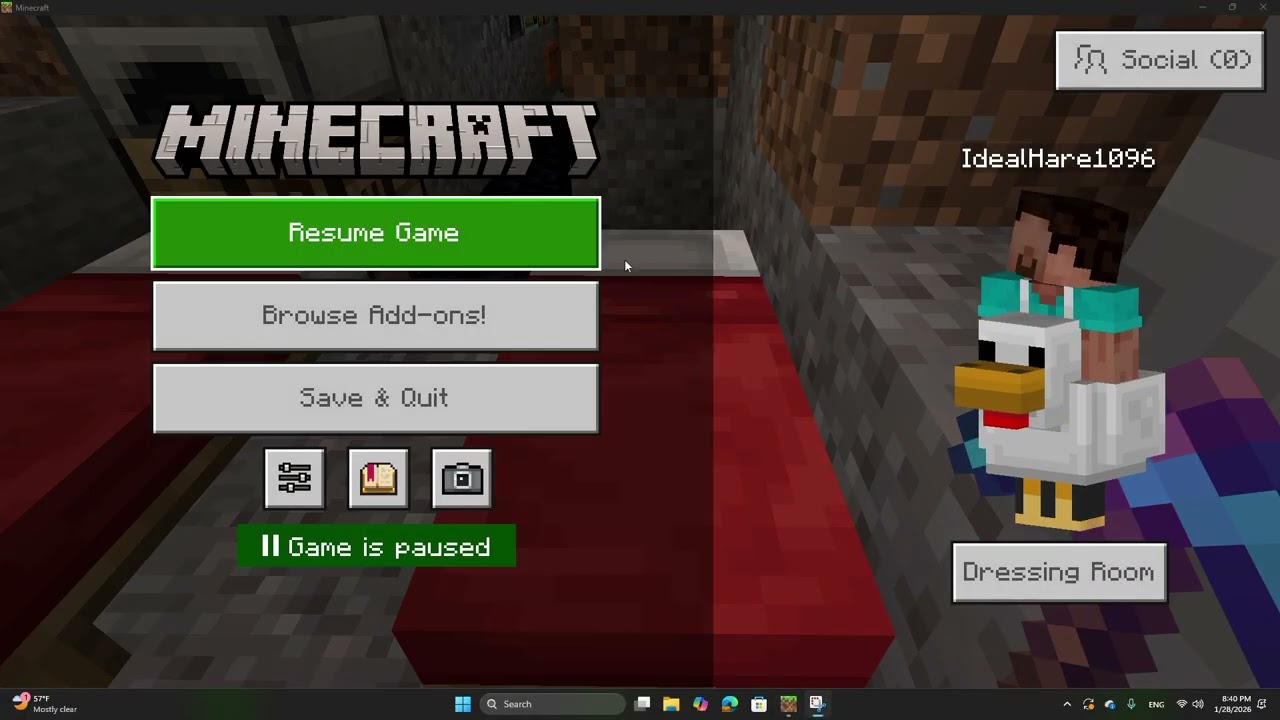 i got netherite armor (kinda)
