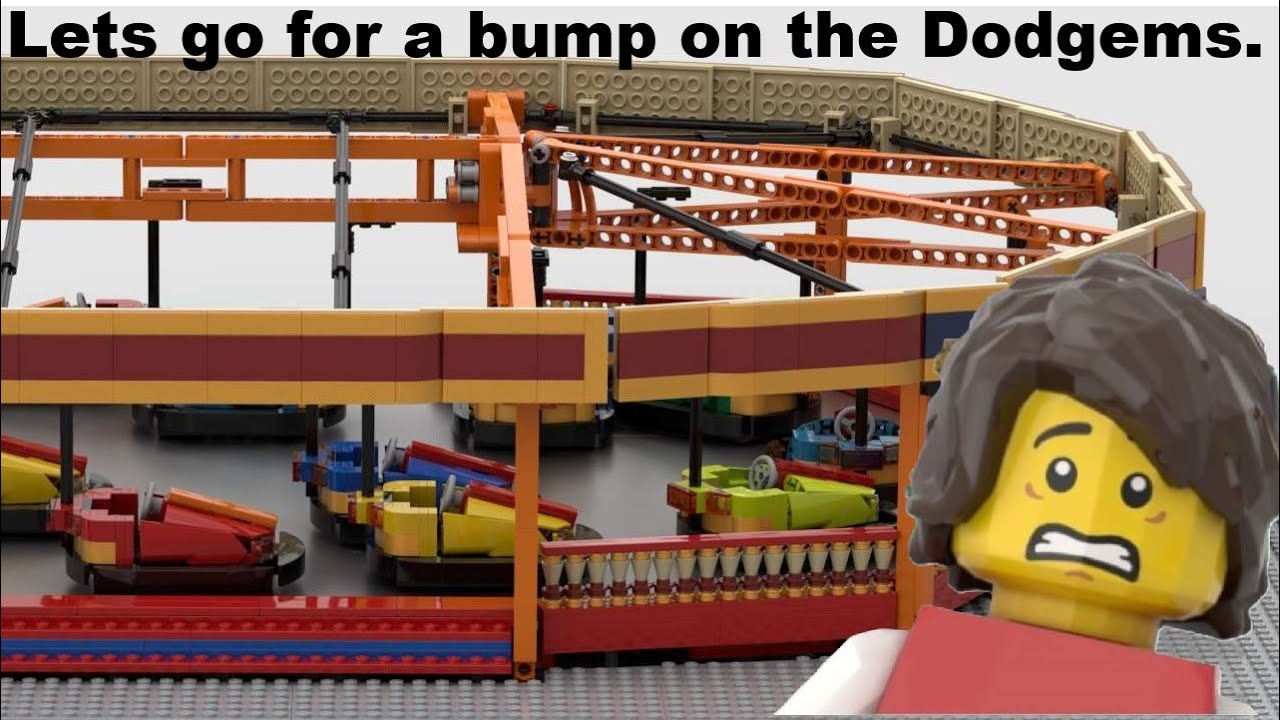 LEGO Fairground Dodgems (Instructions https://linktr.ee/gregosfairground)