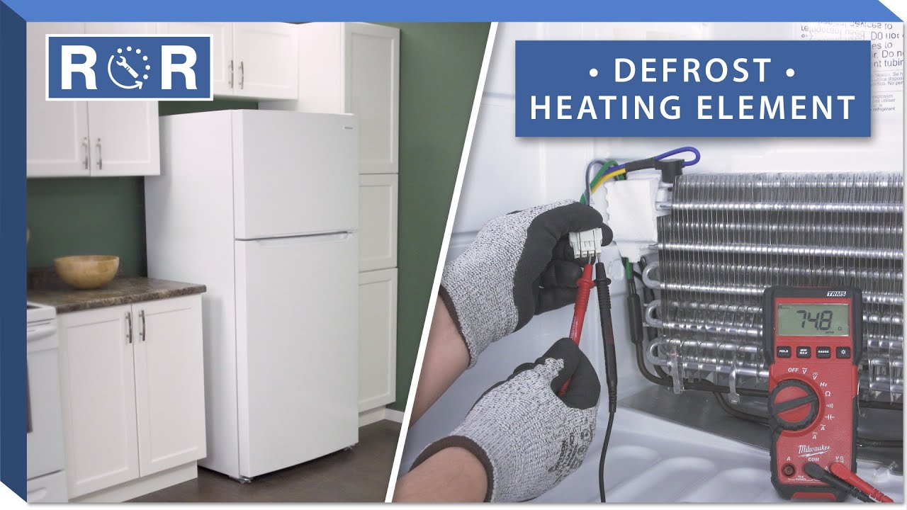 How to Test & Replace a Defrost Heater in a Refrigerator | Repair & Replace