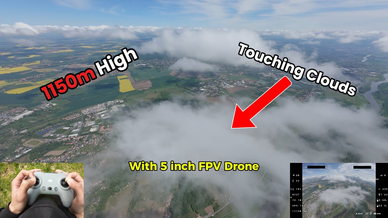 Touching Clouds |  with 5 inch FPV Drone