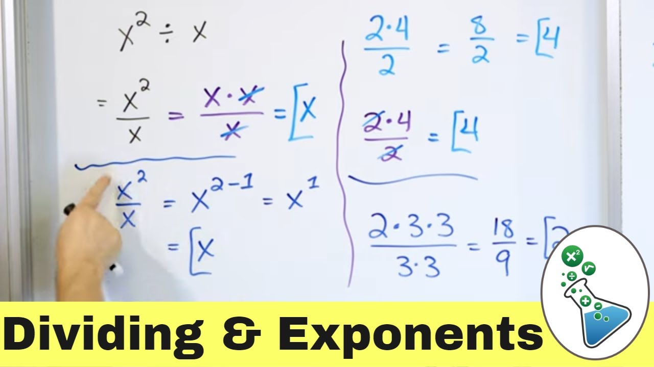 Dividing Terms with Exponents
