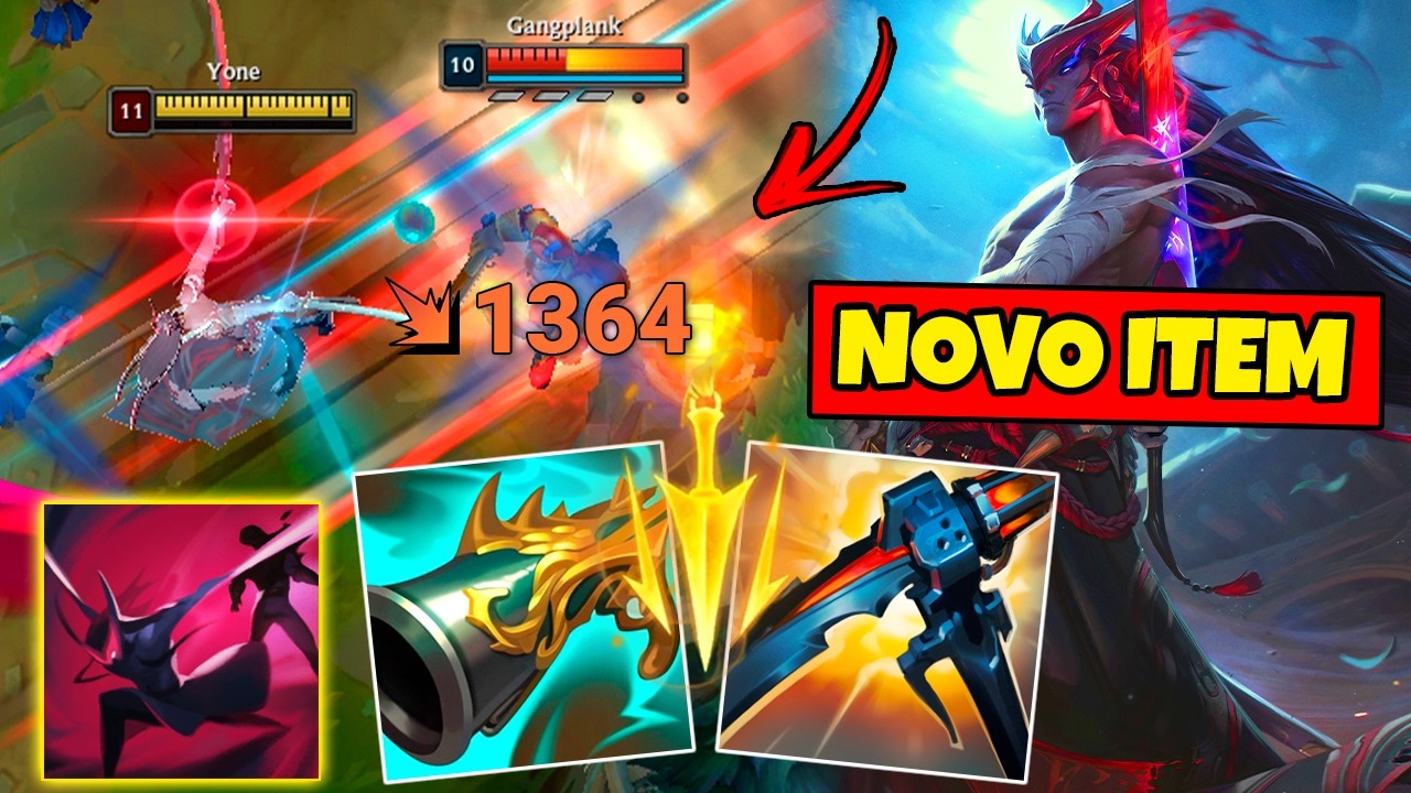 MELHORANDO AS ESPADAS DO YONE COM BUILD DE LETALIDADE