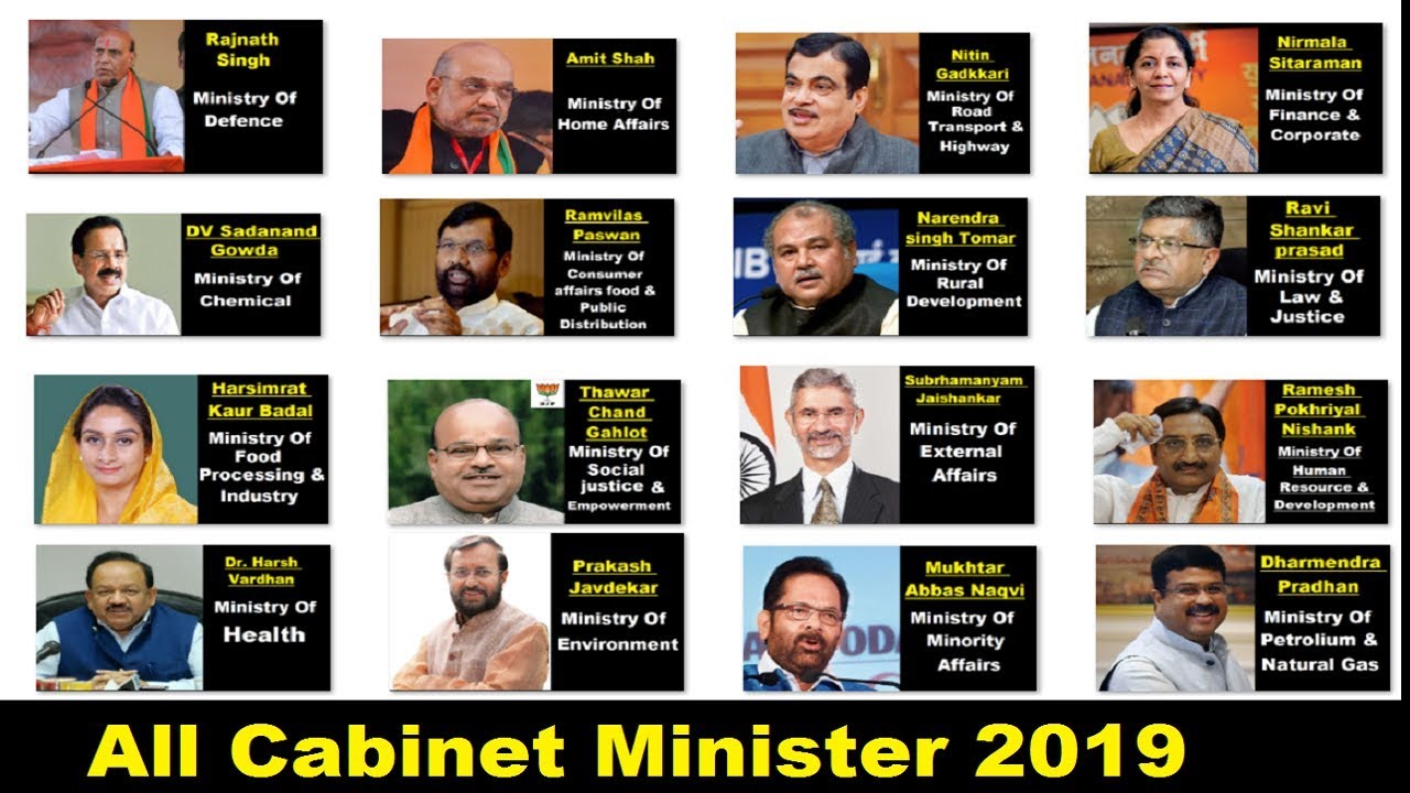 Narendra modi | Cabinet Minister 2019 | Modi Cabinet Ministers Portfolios Announce All Minister List