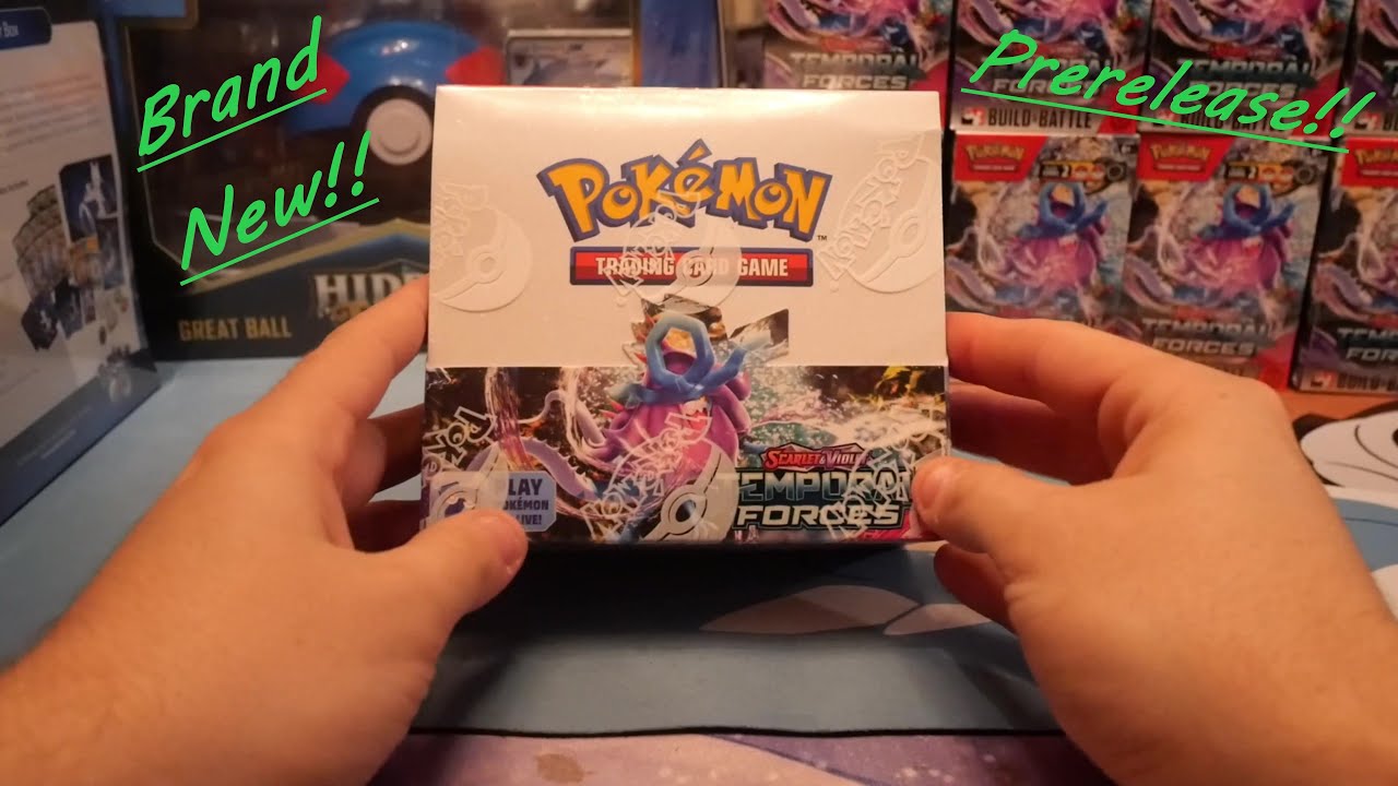 Temporal Forces Prerelease Booster Box! Brand New Pokémon Set! #tcg #tcgpokemon