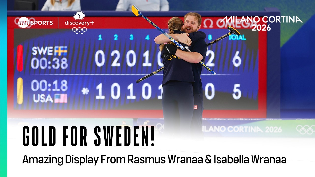 Sweden WIN GOLD in Curling mixed doubles! 🥌 🥇 | Winter Olympics 2026