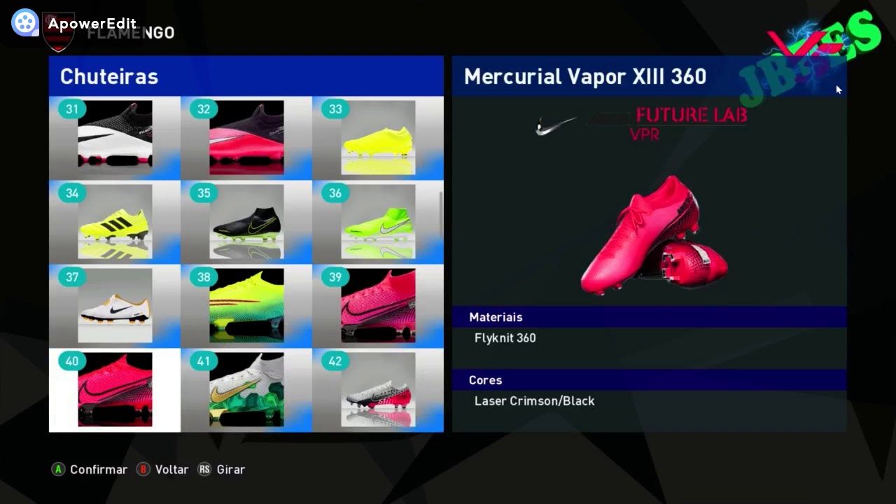 PES 2020-BOOT-PACK CLASSIC PARA (JBPES V5)-INSCREVA-SE  NO CANAL DEIXE SEU LIKE....