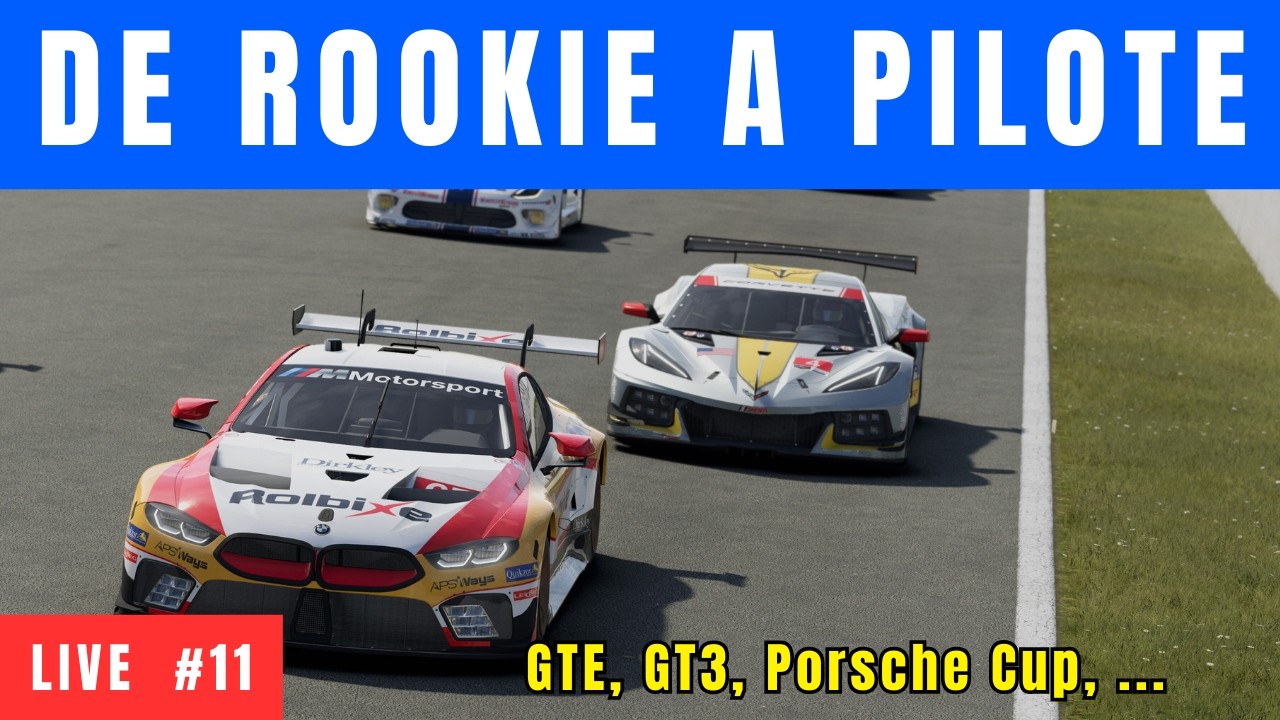 🔴 LIVE Project Motor Racing | GTE, GT3, Porsche CUP 🏁 EP11