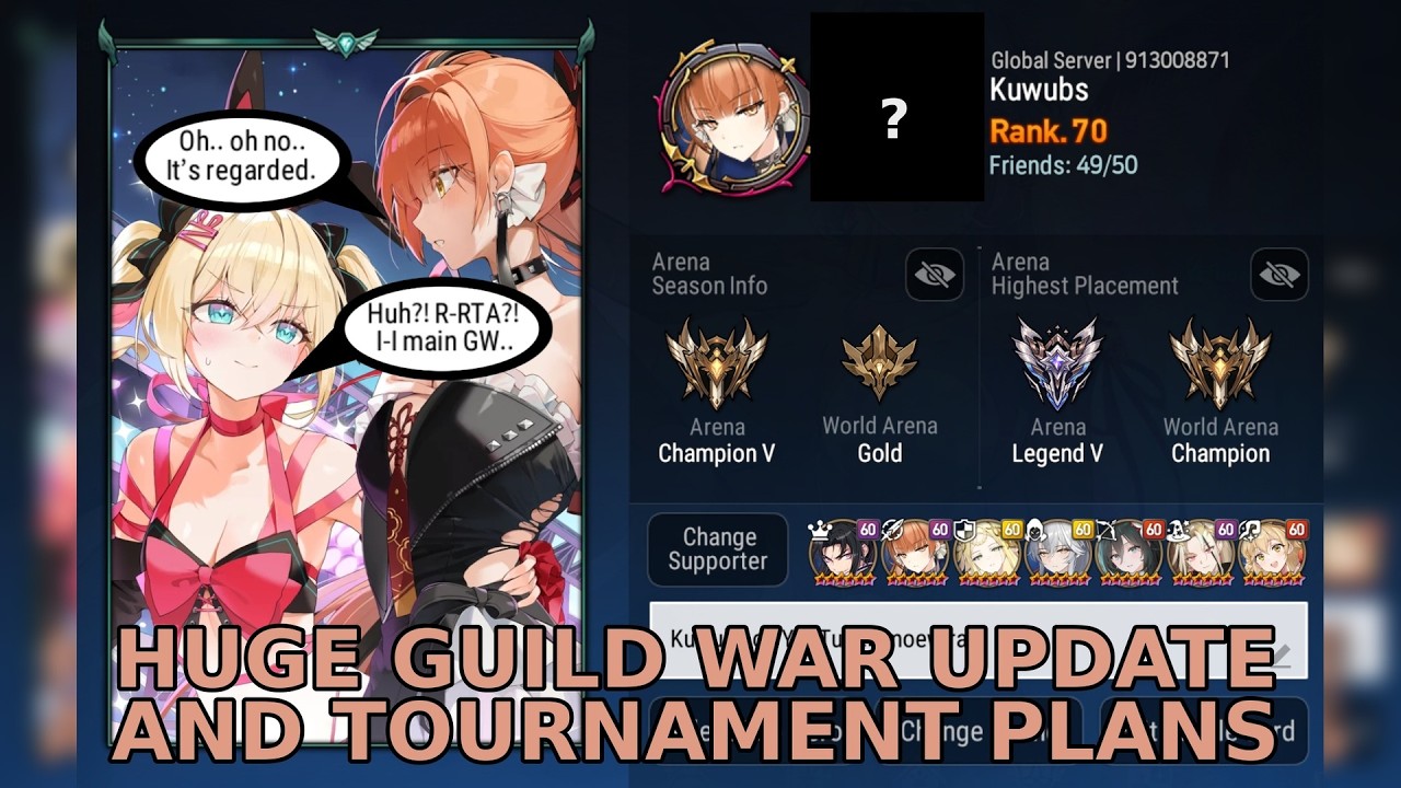 Epic Seven Guild War - Huge Update and Tournament Plans