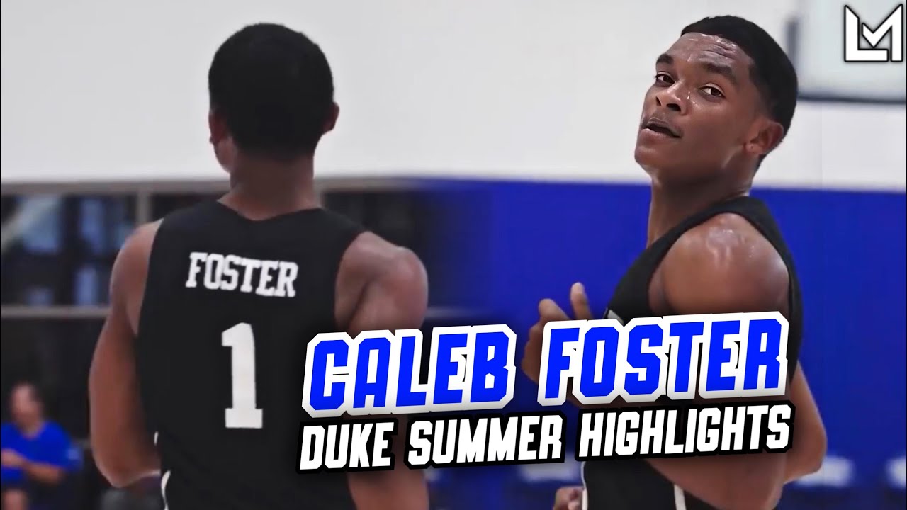 Caleb Foster Looks LOCKED IN For His Freshman Campaign | Duke Summer Highlights