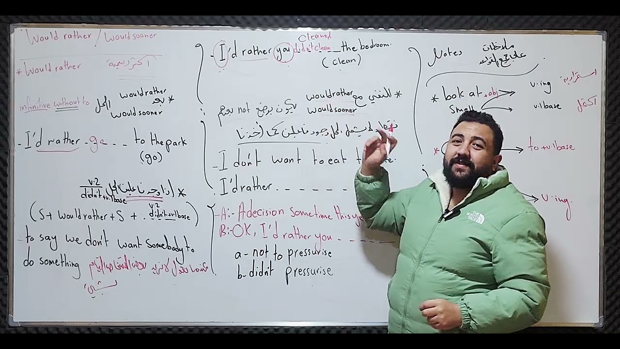 Would rather & would sooner |High Note 11 اول ثانوي
