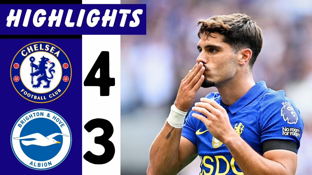 Chelsea vs Brighton 4-3 - Lavia and Neto Goals | Goals & Highlights | Premier League 2026