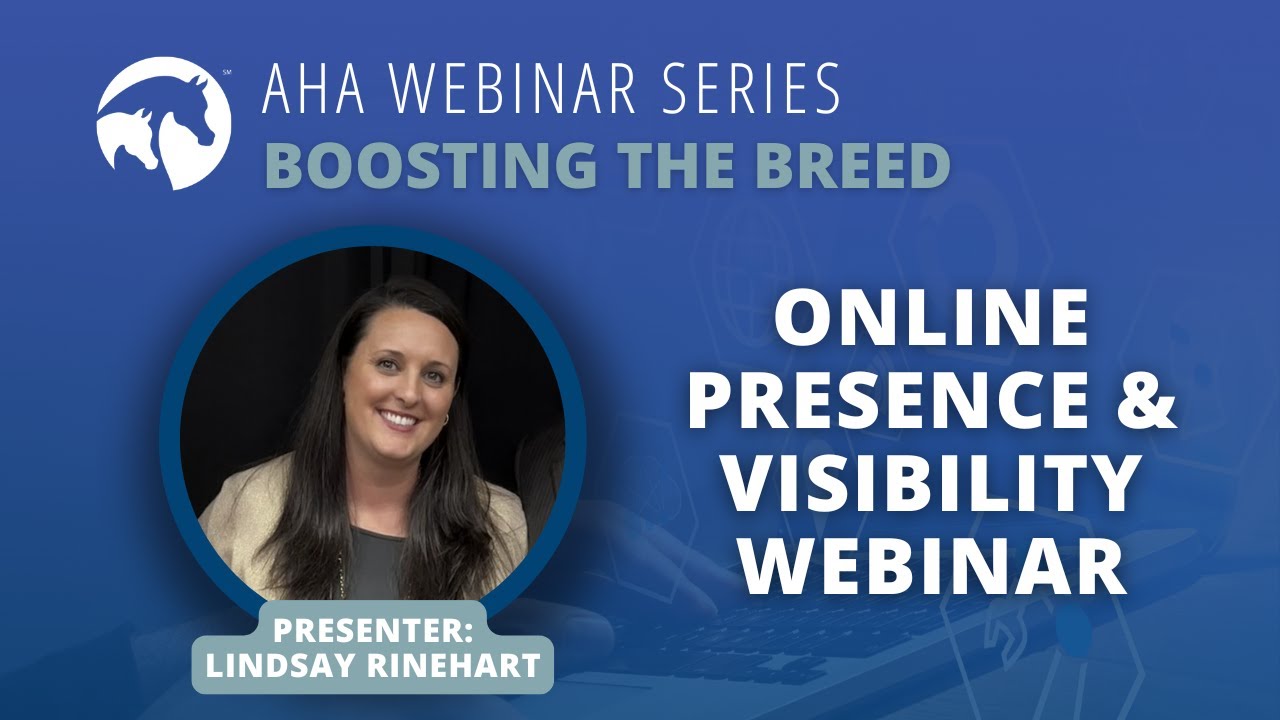 Boosting The Breed: Online Presence & Visibility Webinar