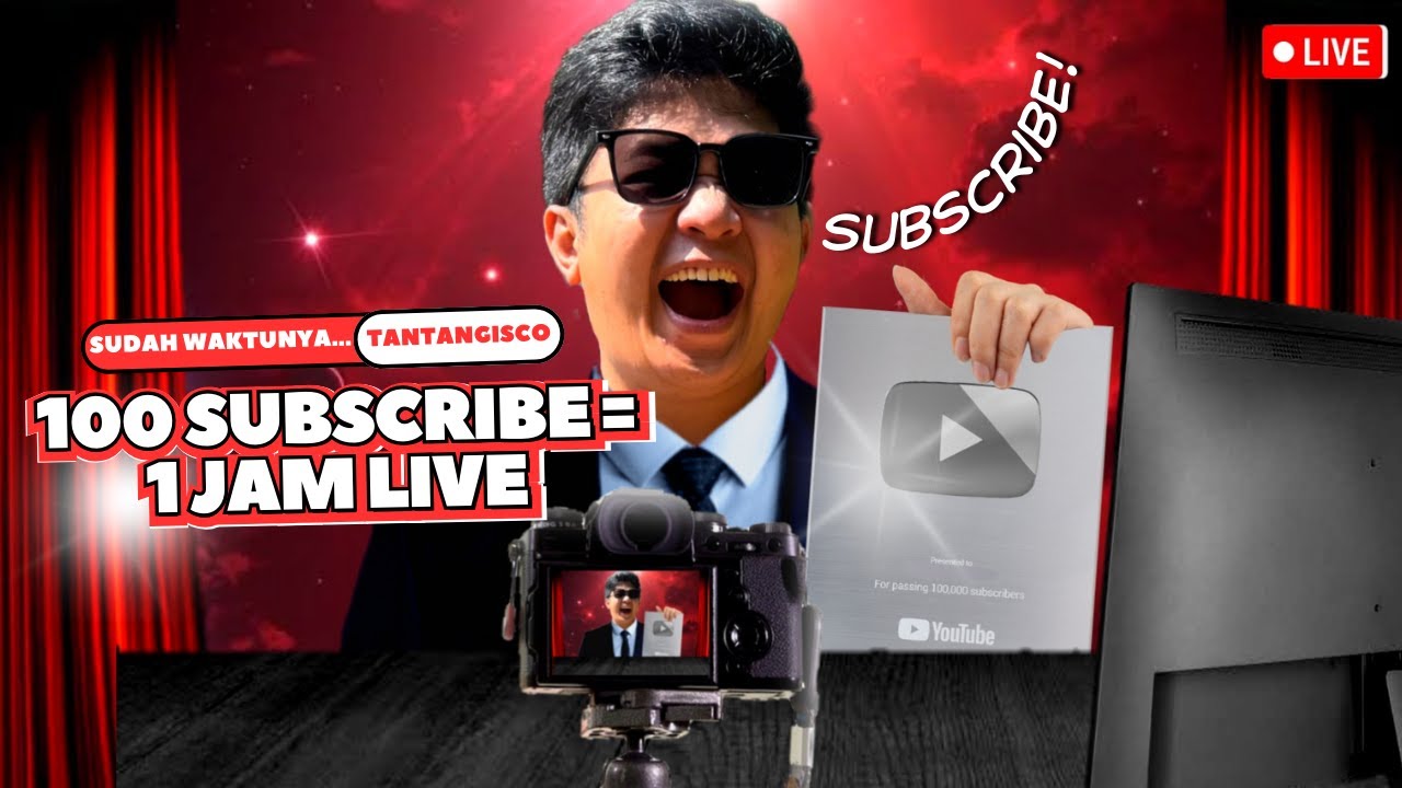 +100 SUBSCRIBE = 1 JAM LIVE STREAMING !! - TANTANGISCO #3