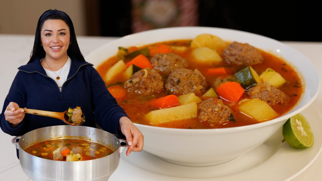 Как я готовлю АЛЬБОНДИГАС с рисом, мексиканский суп с фрикадельками. Рецепт | Виды с дороги