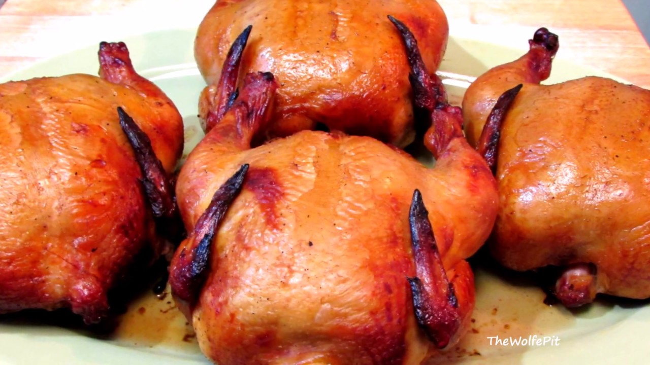 Smoked Cornish Game Hens - Simple Basic Smoked Game Hen Recipe - The Wolfe Pit