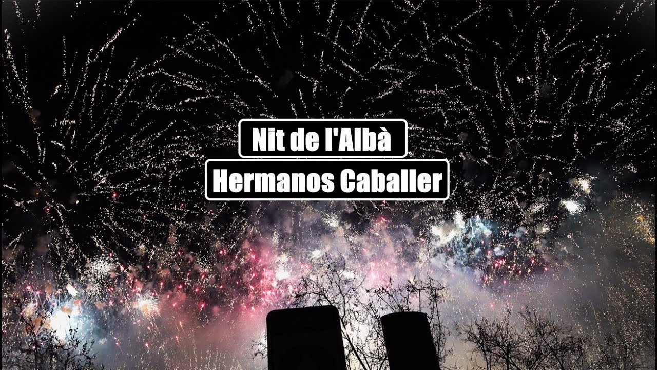 Nit de l'Alb&agrave; - Hermanos Caballer - Las Fallas 15/3/2023 - 4K!