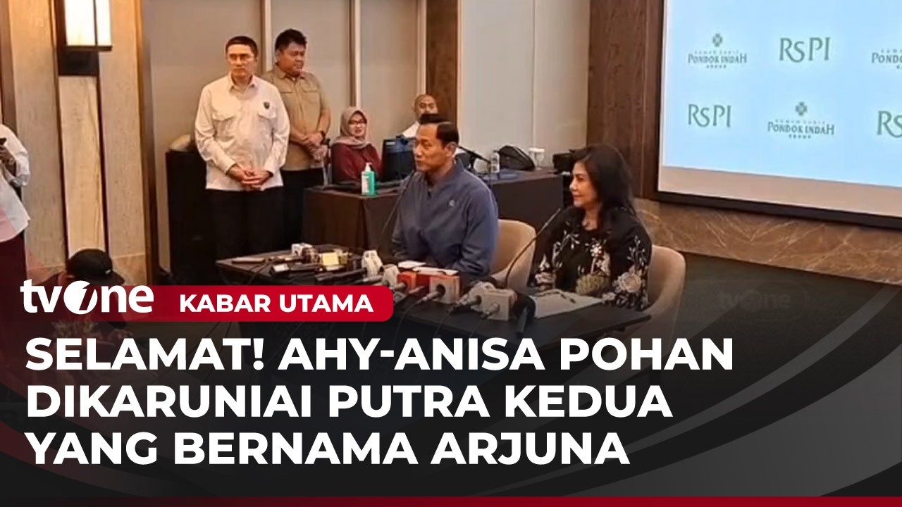AHY & Annisa Pohan Dikaruniai Anak Laki-laki, Diberi Nama Arjuna Hanyokrokusumo Yudhoyono