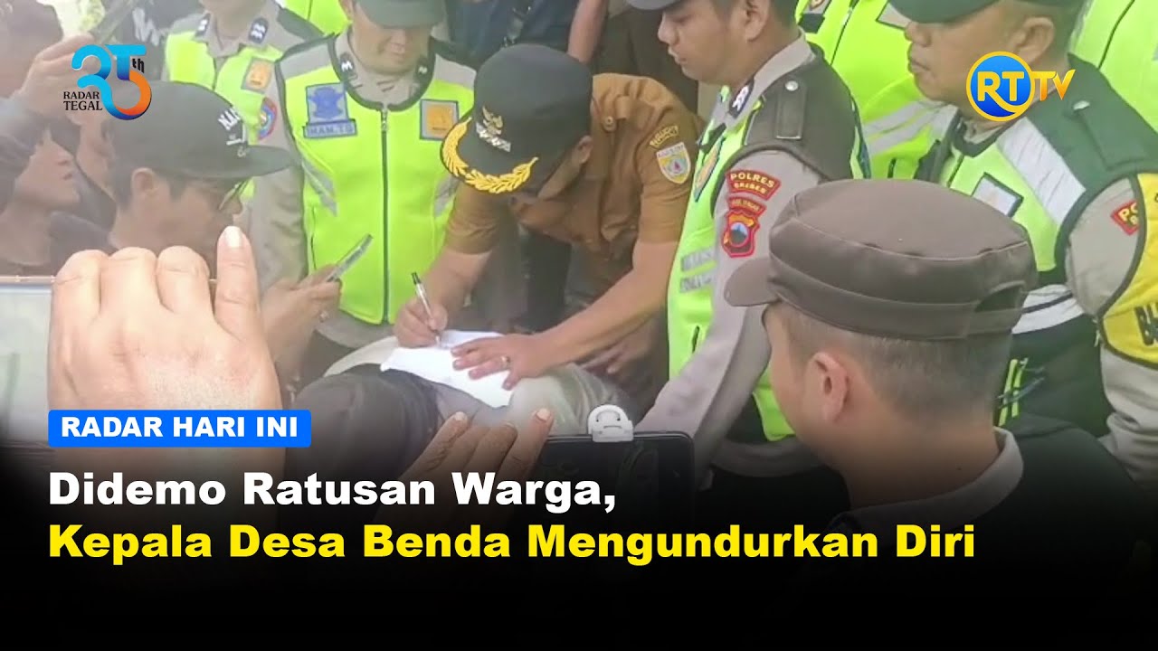 Didemo Ratusan Warga, Kepala Desa Benda Mengundurkan Diri