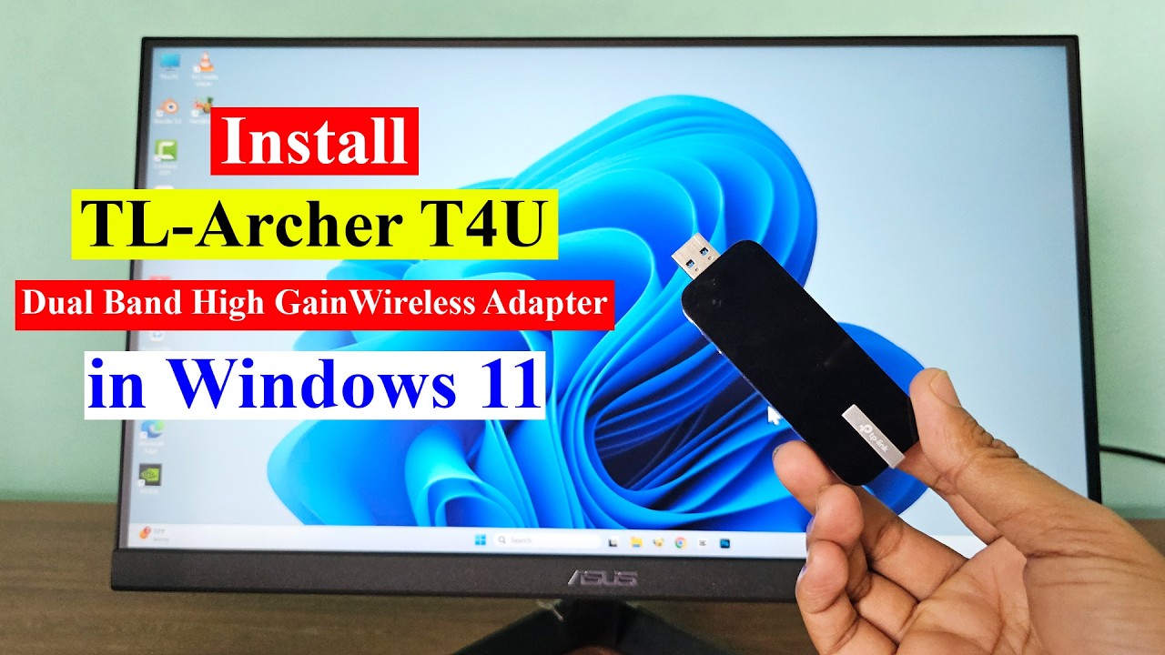 Jak zainstalować kartę sieciową USB Wi-Fi TP-Link Archer T4U AC1300