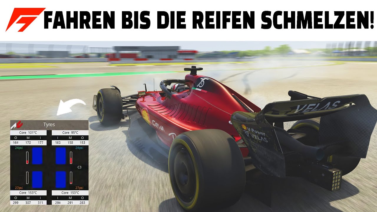 Fahren bis die Reifen schmelzen im F1 22 Mod in Assetto Corsa!