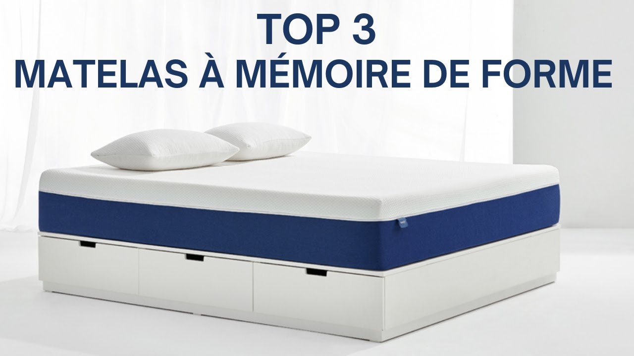TOP 3 : Meilleur Matelas à Mémoire de Forme 2024