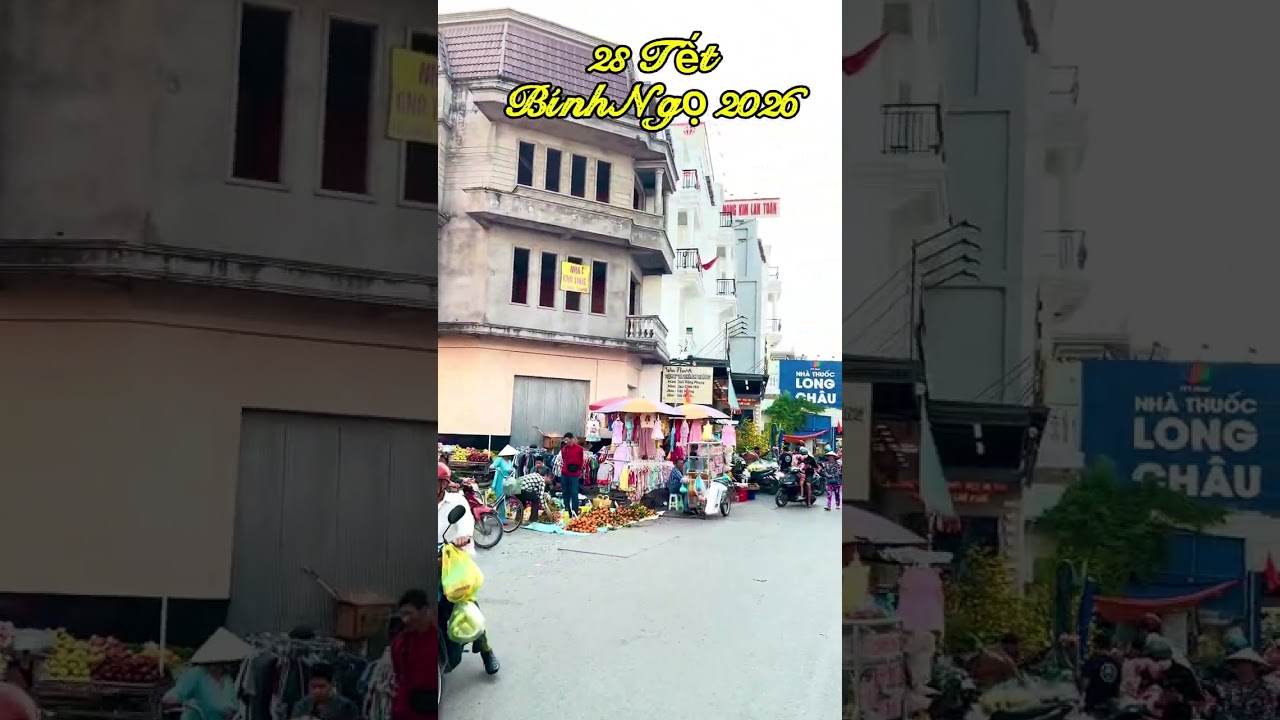 Bình Minh, Chợ Bình Minh sáng 28 Tết Bính Ngọ 2026 #chợtết #binhminh2026 #64vinhlong 
