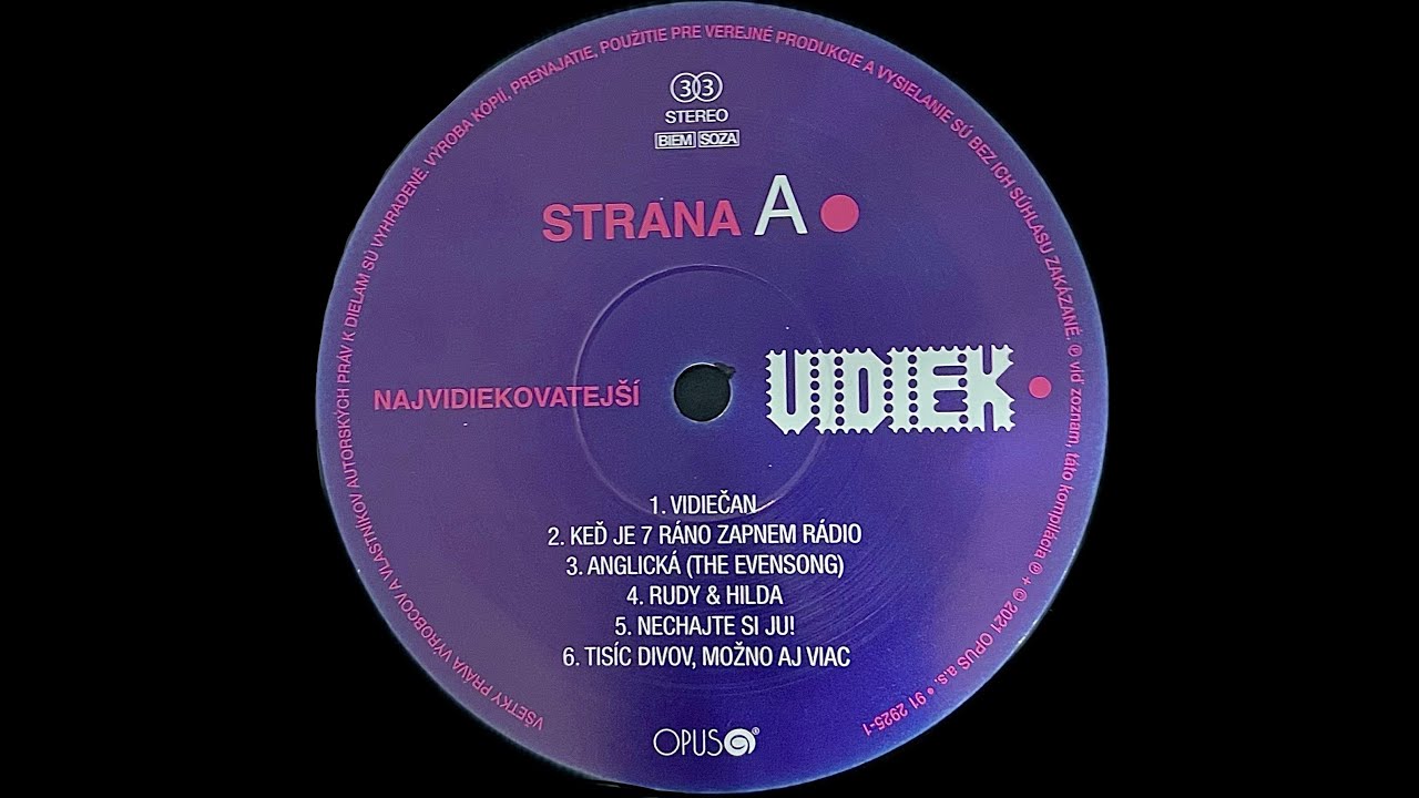 Vidiek - Nie je to ľahké (1997) vinyl