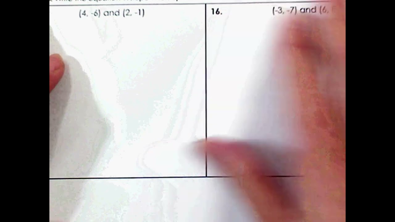 5 2 Equations of a Line