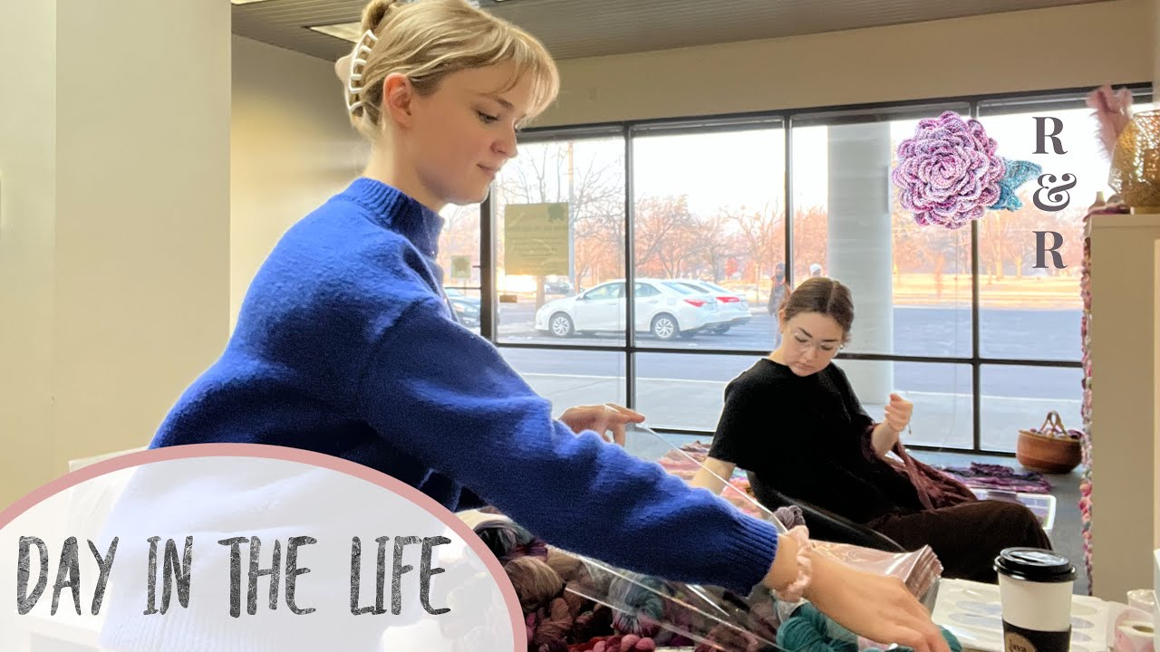 Coffee, Hand Dyed Yarn, and Studio Tour | Yarn Dyer Vlog No. 1