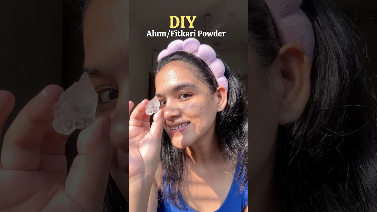 Right way to make Alum/Fitkari powder! #skincare