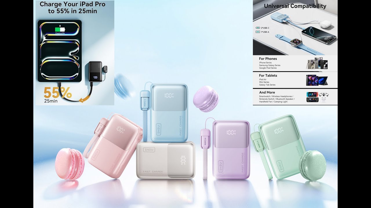 Iniu P50 Power Bank: A Compact 45Watt Charger
