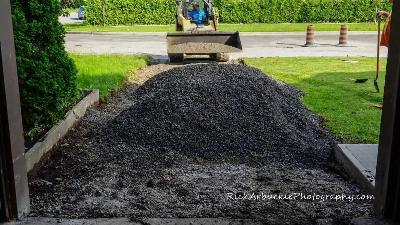 Driveway Paving - Time Lapse HD 1080p