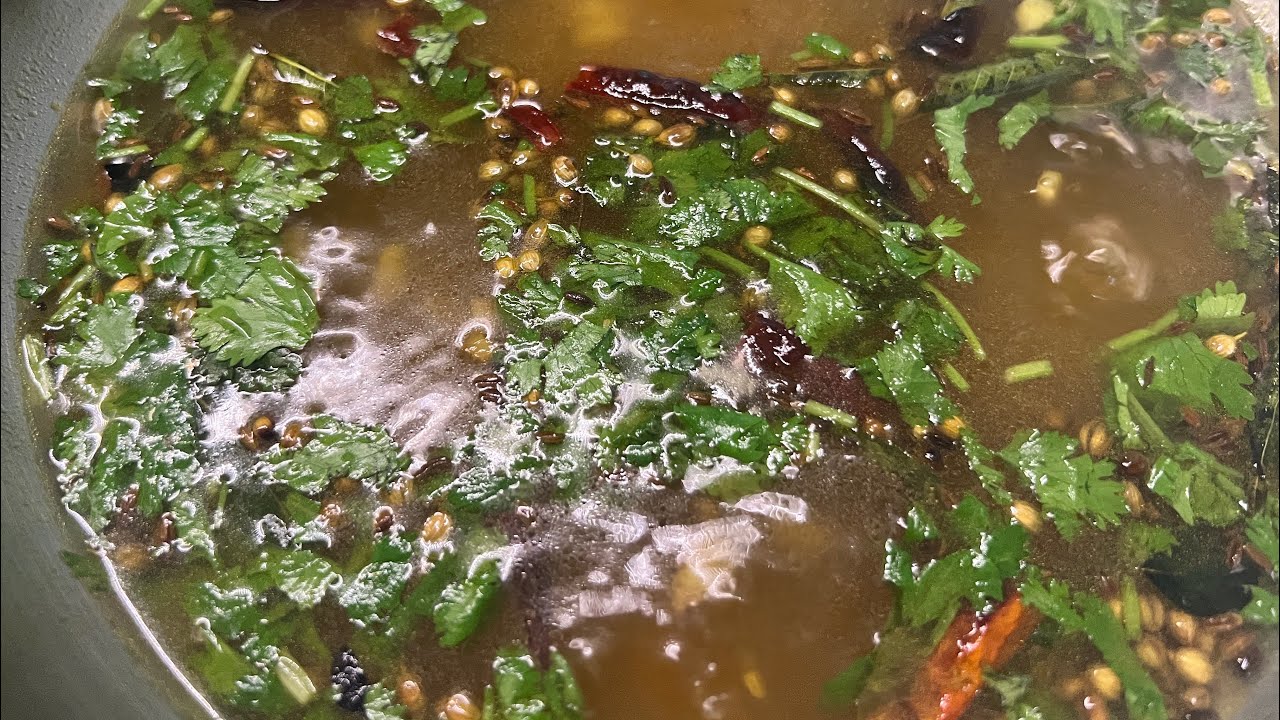 దనియాల చారు( నీళ్ల చారు)