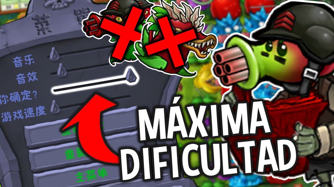 COMPLET&Eacute; en su M&Aacute;XIMA DIFICULTAD la AVENTURA de PVZ FUSI&Oacute;N
